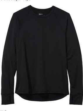 Marmot Men’s Baselayer Long-Sleeve Crew Top in Black M-396 Sz L